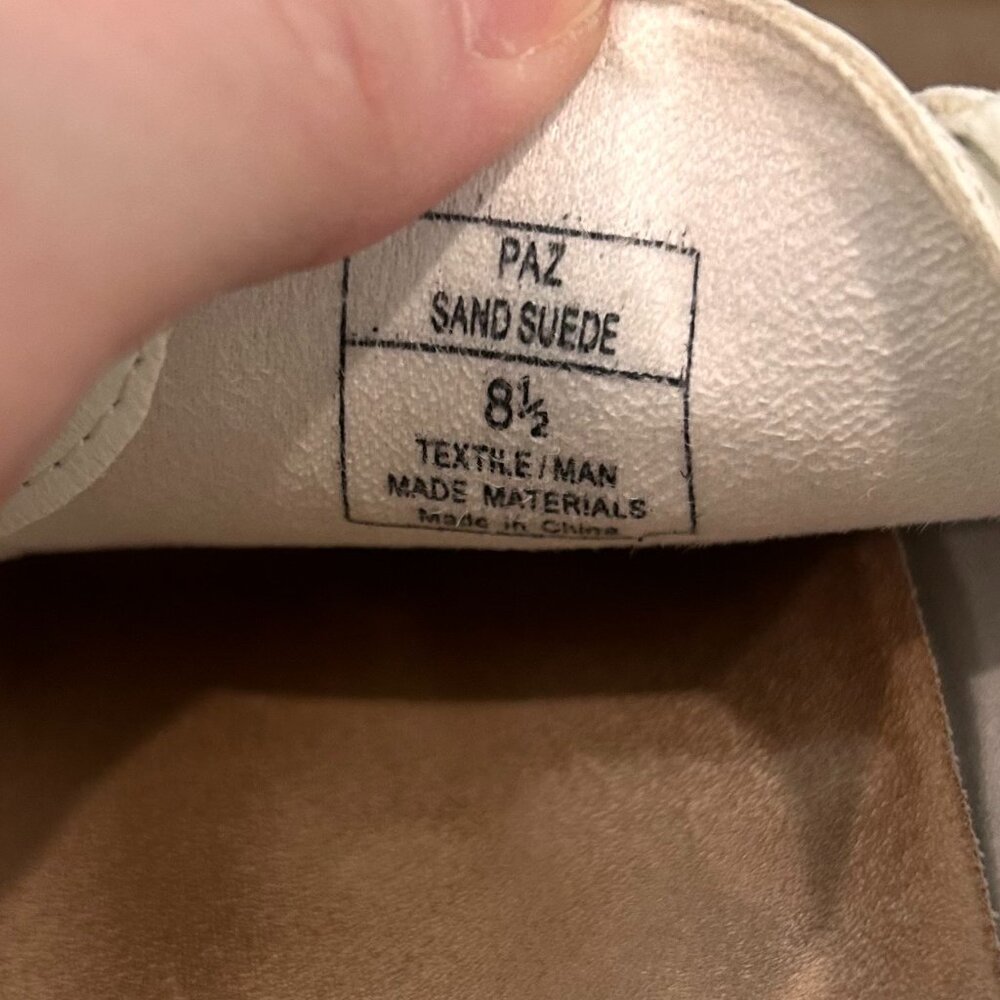 Shu Shop PAZ Sand Suede Sneaker - Picture 9 of 9
